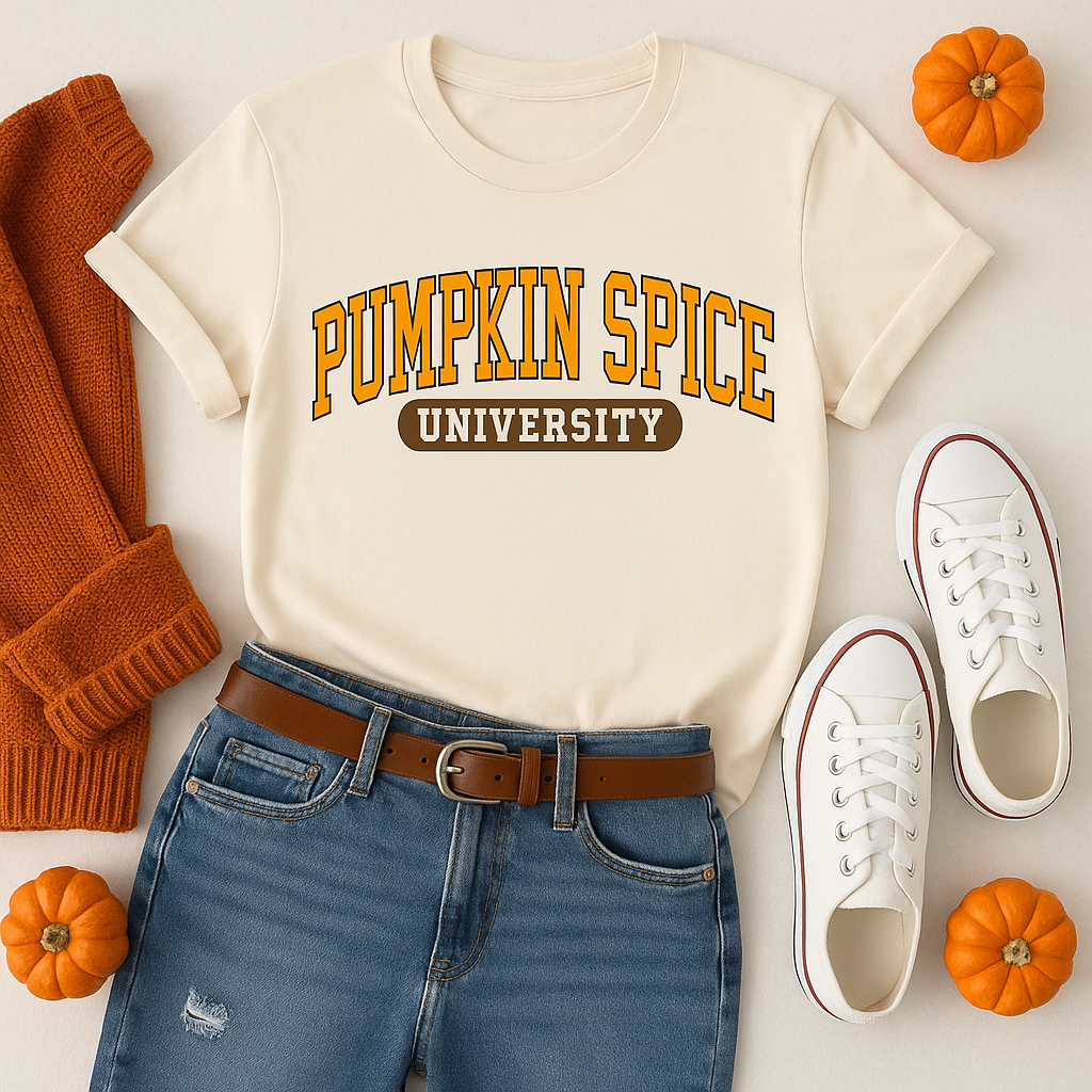 Pumpkin Spice University Graphic Tee