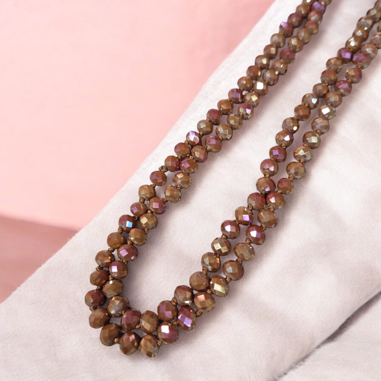 Essential Glass Bead Long Strand Necklaces