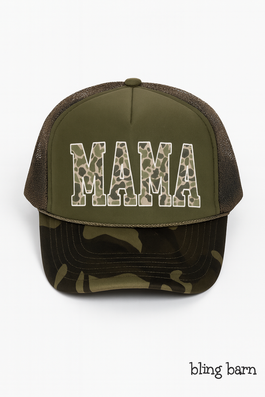 Camo Mama Trucker Hat