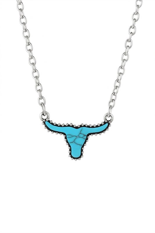 A Bit Dainty Steer Head Necklace