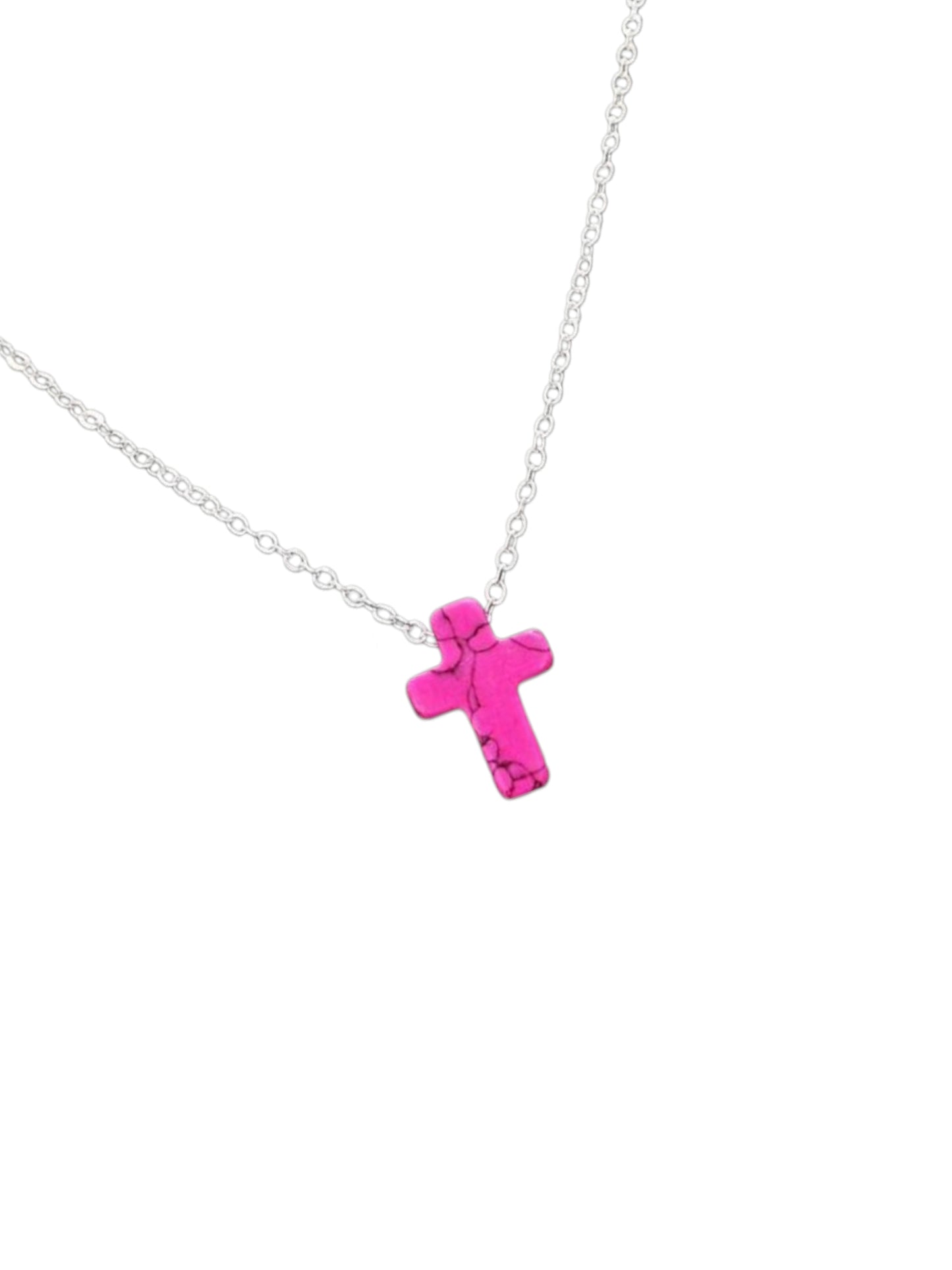 A Summertime Cross Dainty Necklace