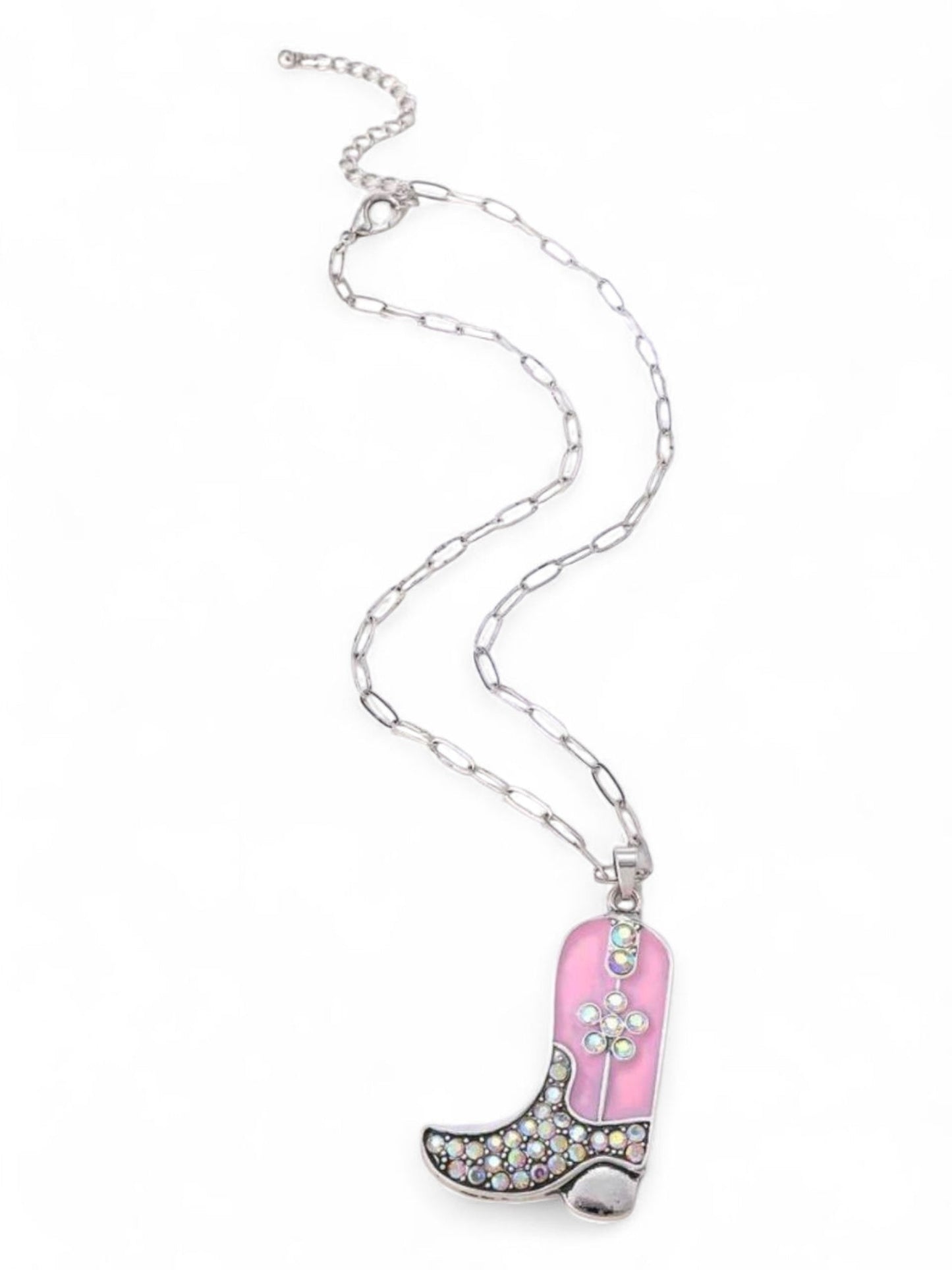 Boots and Bling A Cowgirl Thing Fashion Necklace