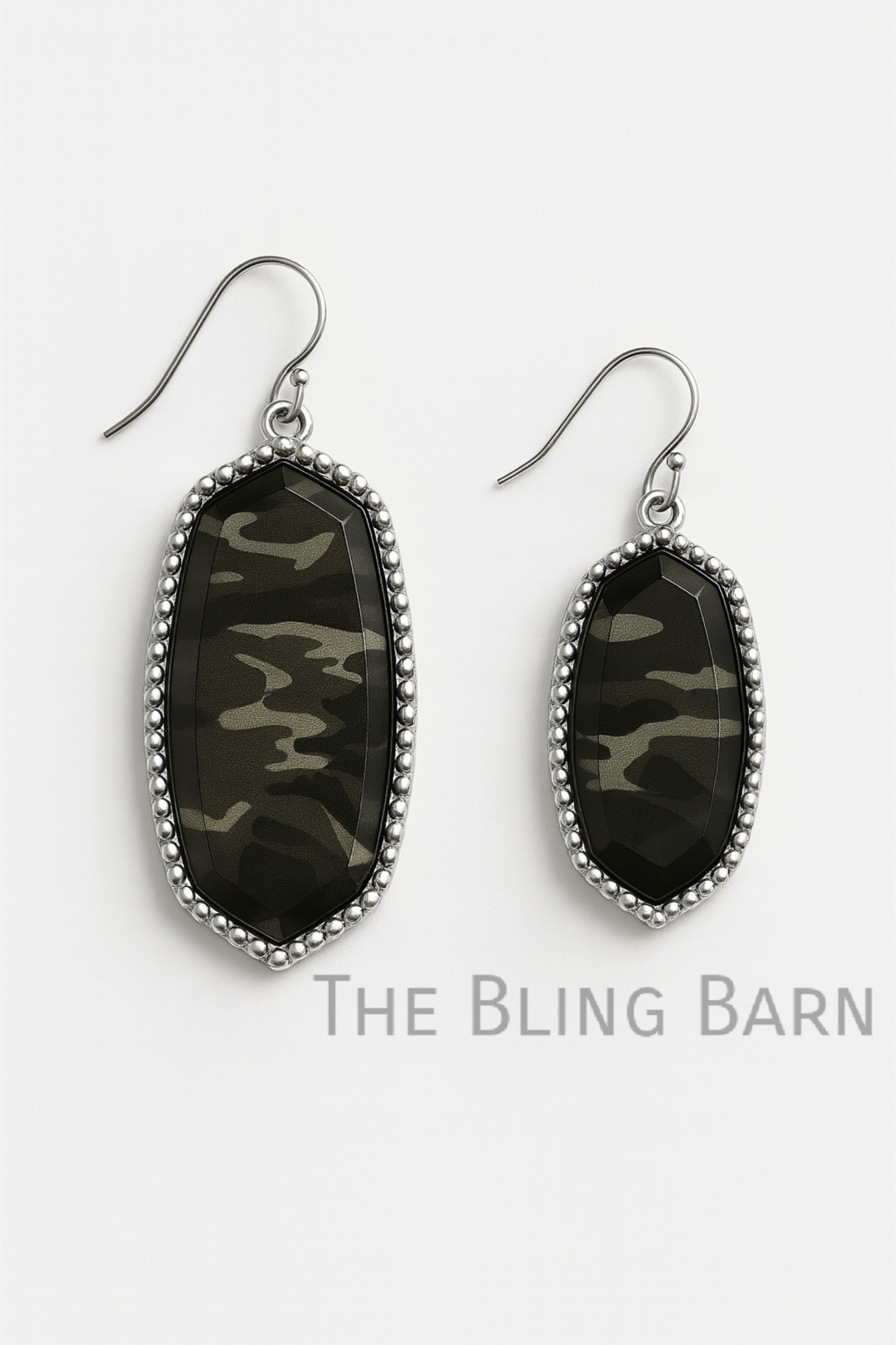 Western Terrain Camo Drop Earrings