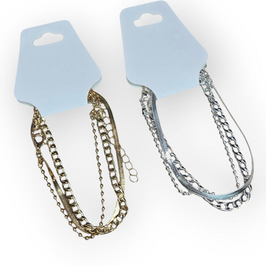 Everyday Stacks 3 Individual Bracelet Stacks Metal Fashion Sets
