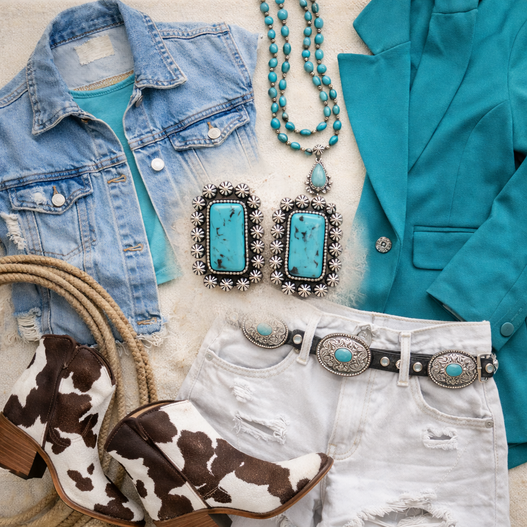 Prairie Bloom Concho Earrings