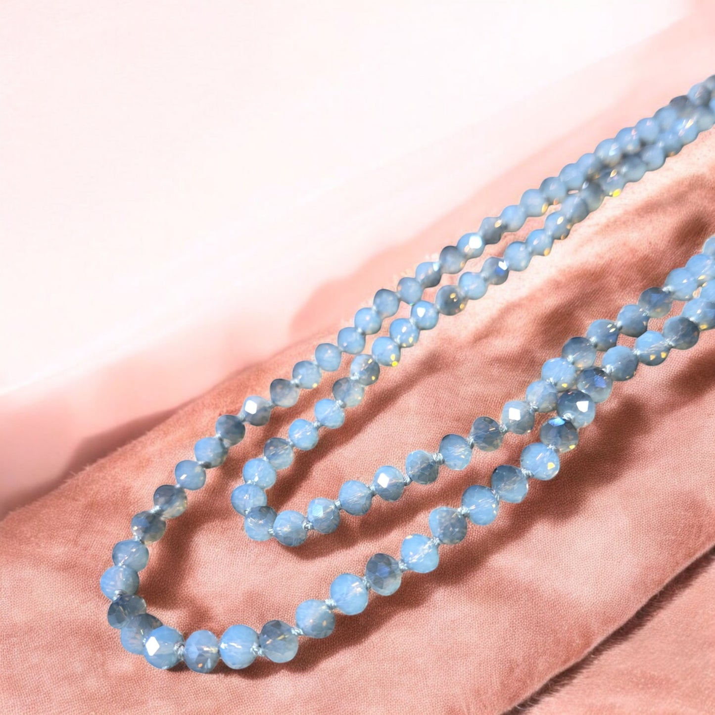 Essential Glass Bead Long Strand Necklaces