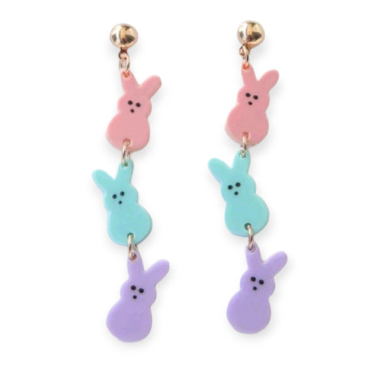 All My Peeps In Line Fashion Earrings