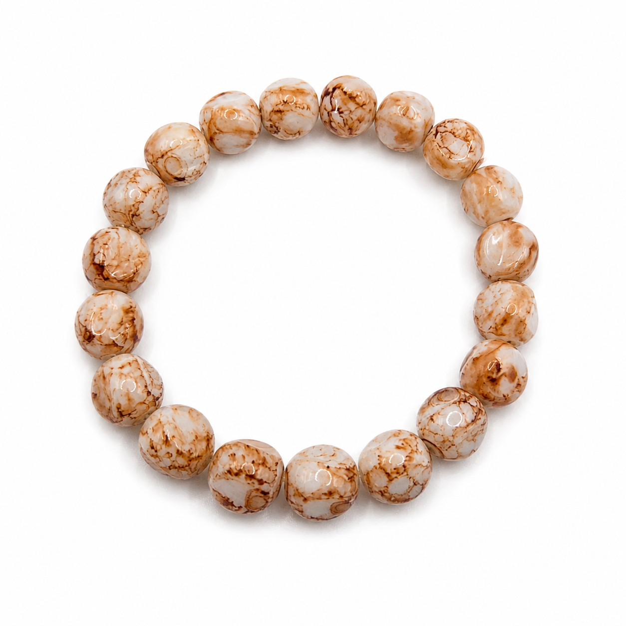 Tidewave Stackable Bracelet – Stretch Bead Bracelet in Multiple Colors