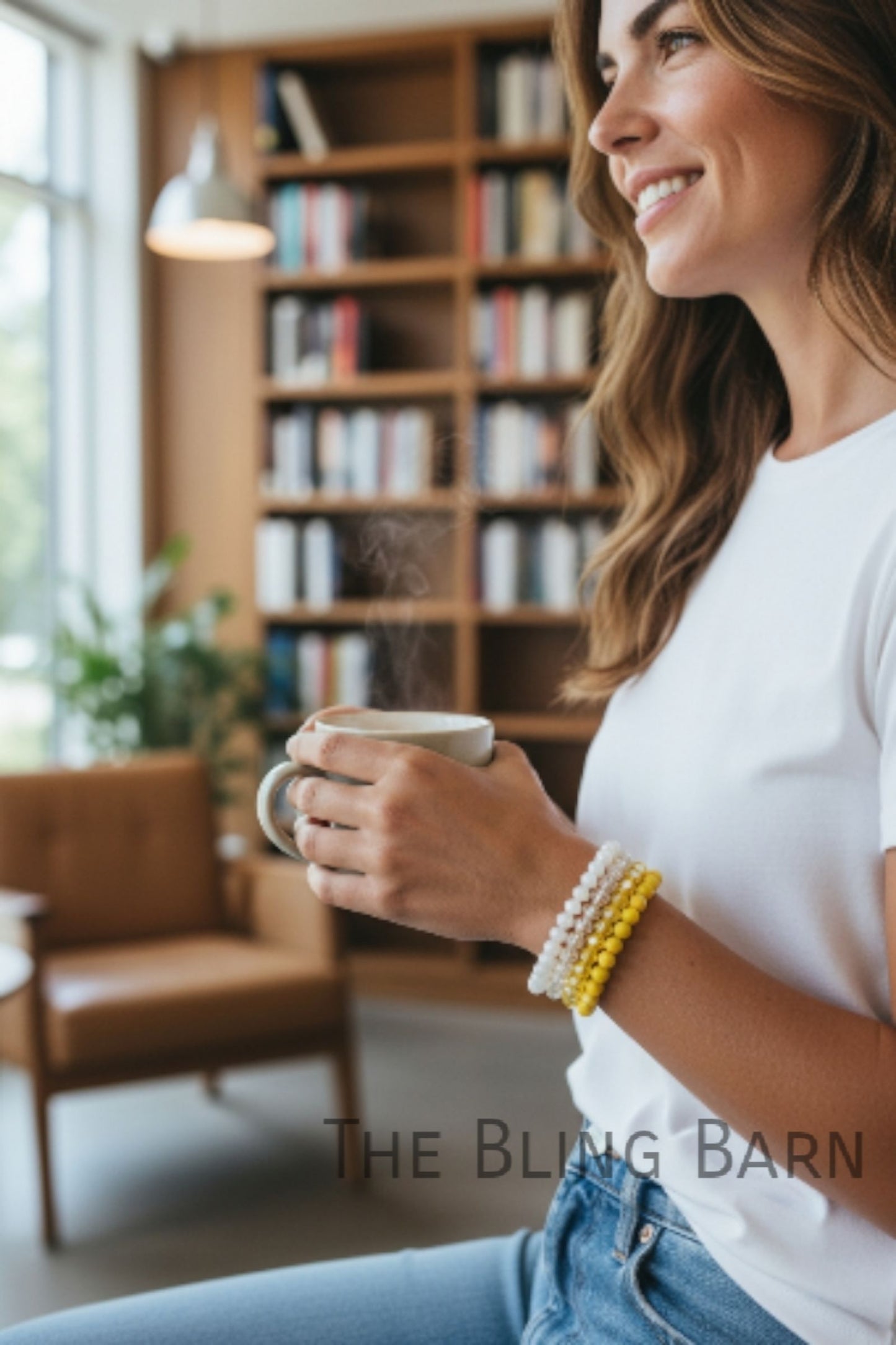 Luxe Faceted Stretch Bracelet Stack – Multi-Tone Glass Bead Bracelet Set