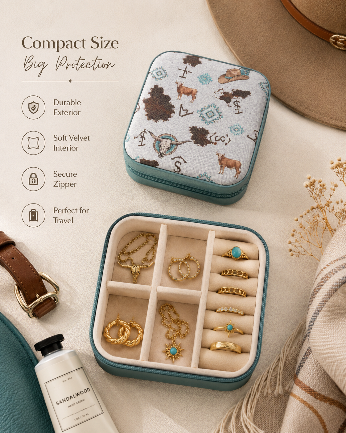 Travel Jewelry Case Western Elevated Edition