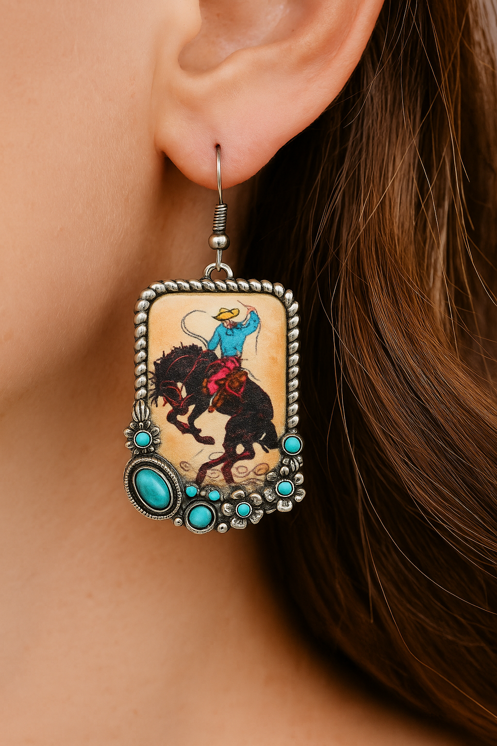 Wild Rider Turquoise Drops