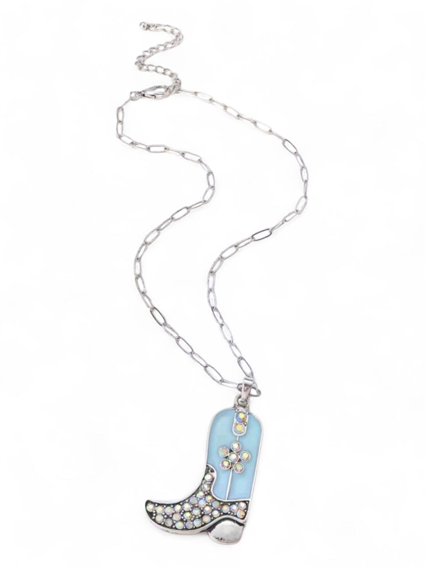 Boots and Bling A Cowgirl Thing Fashion Necklace