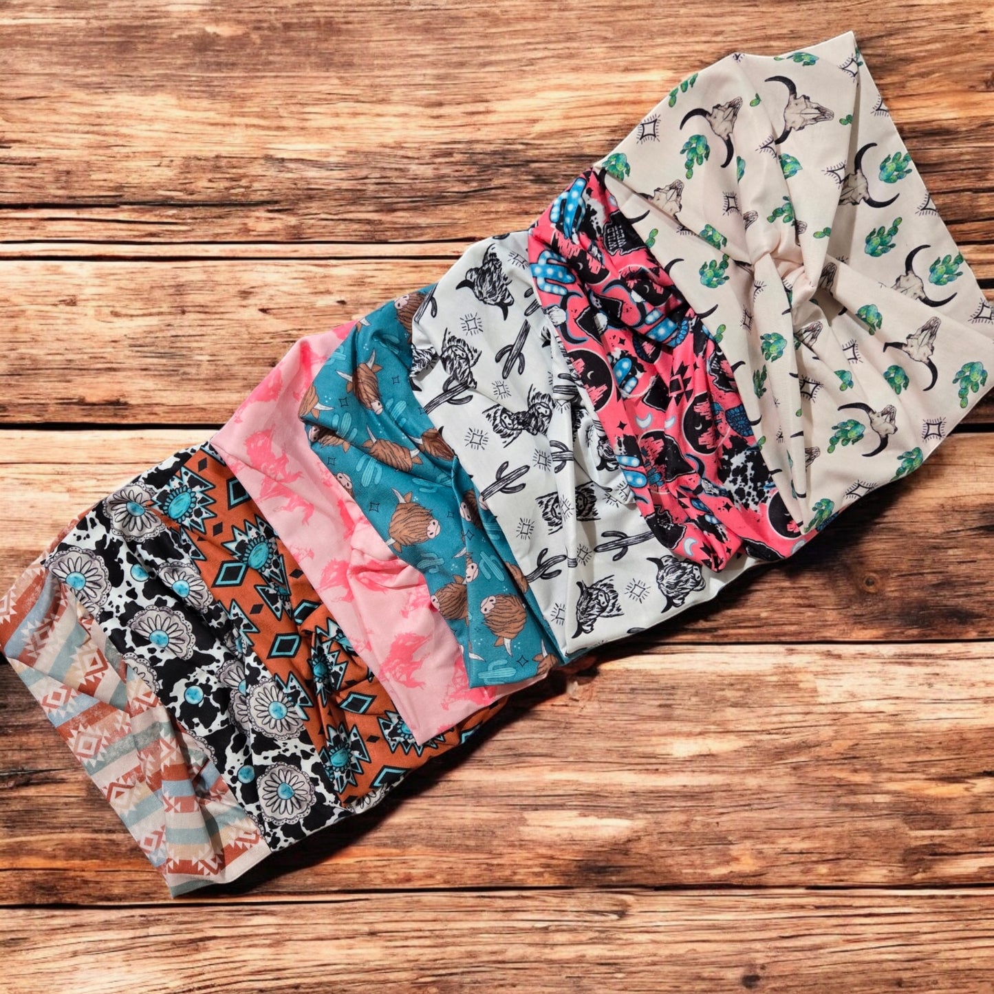 Western Pattern Stretch Style Headbands