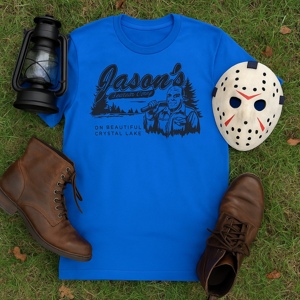 Halloween Jason's Summer Camp Short Sleeve Shirt