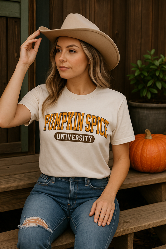 Pumpkin Spice University Graphic Tee