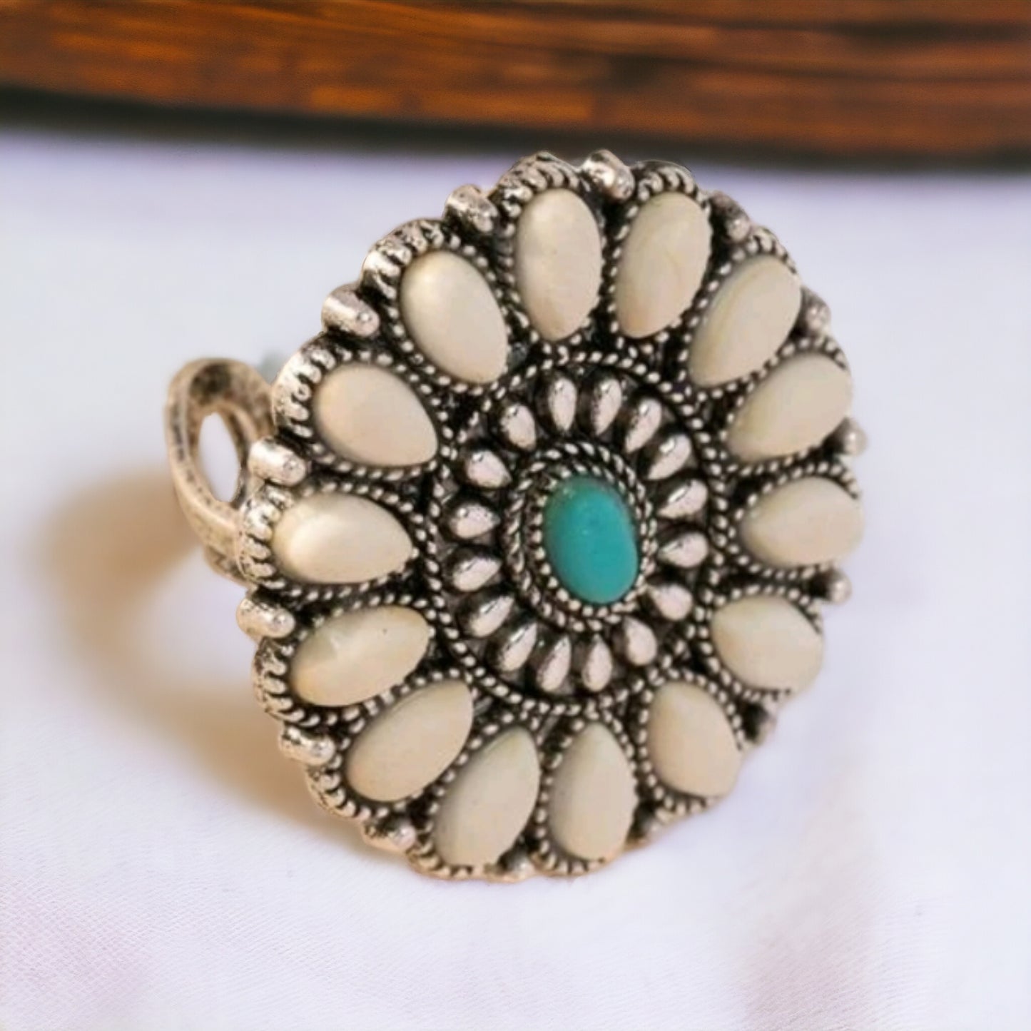 Vintage Western Blossom Ring