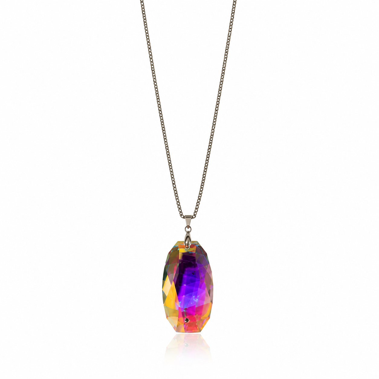 Prism Glow Crystal Necklace