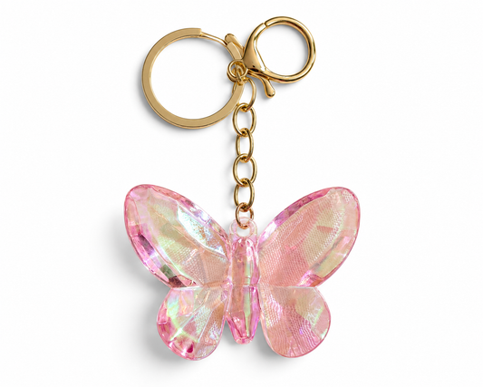 Flutter Glow Butterfly Keychain