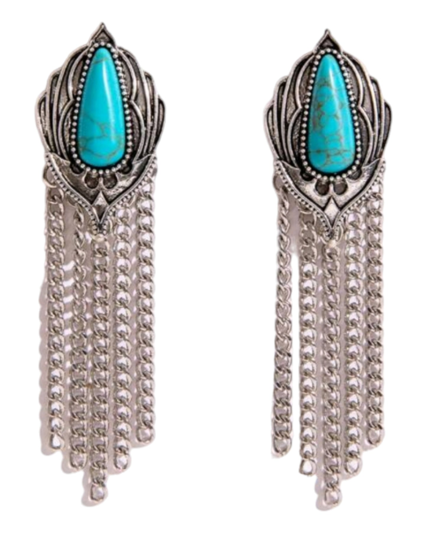 Gimme a Shimmey Western Style Dangle Earrings