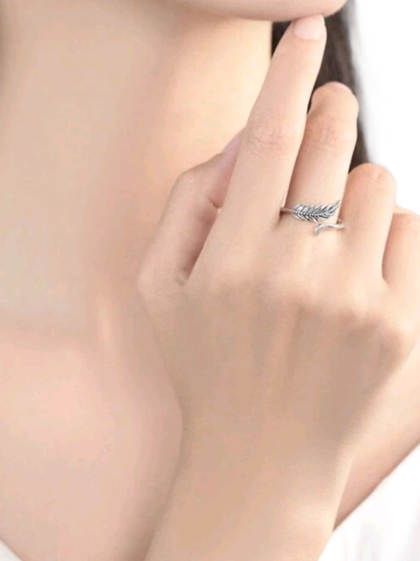 Sterling 925 Silver Featherlight Grace Ring