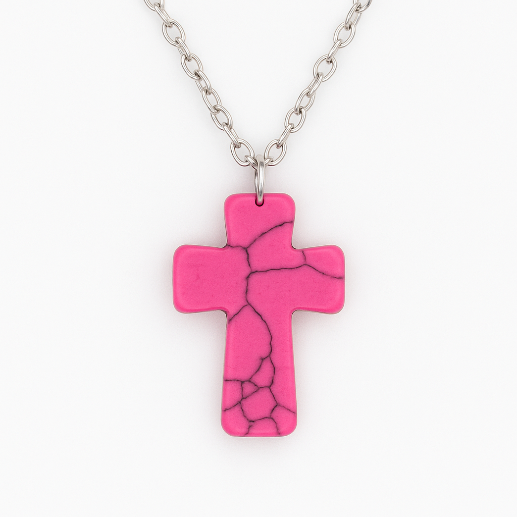 A Summertime Cross Dainty Necklace