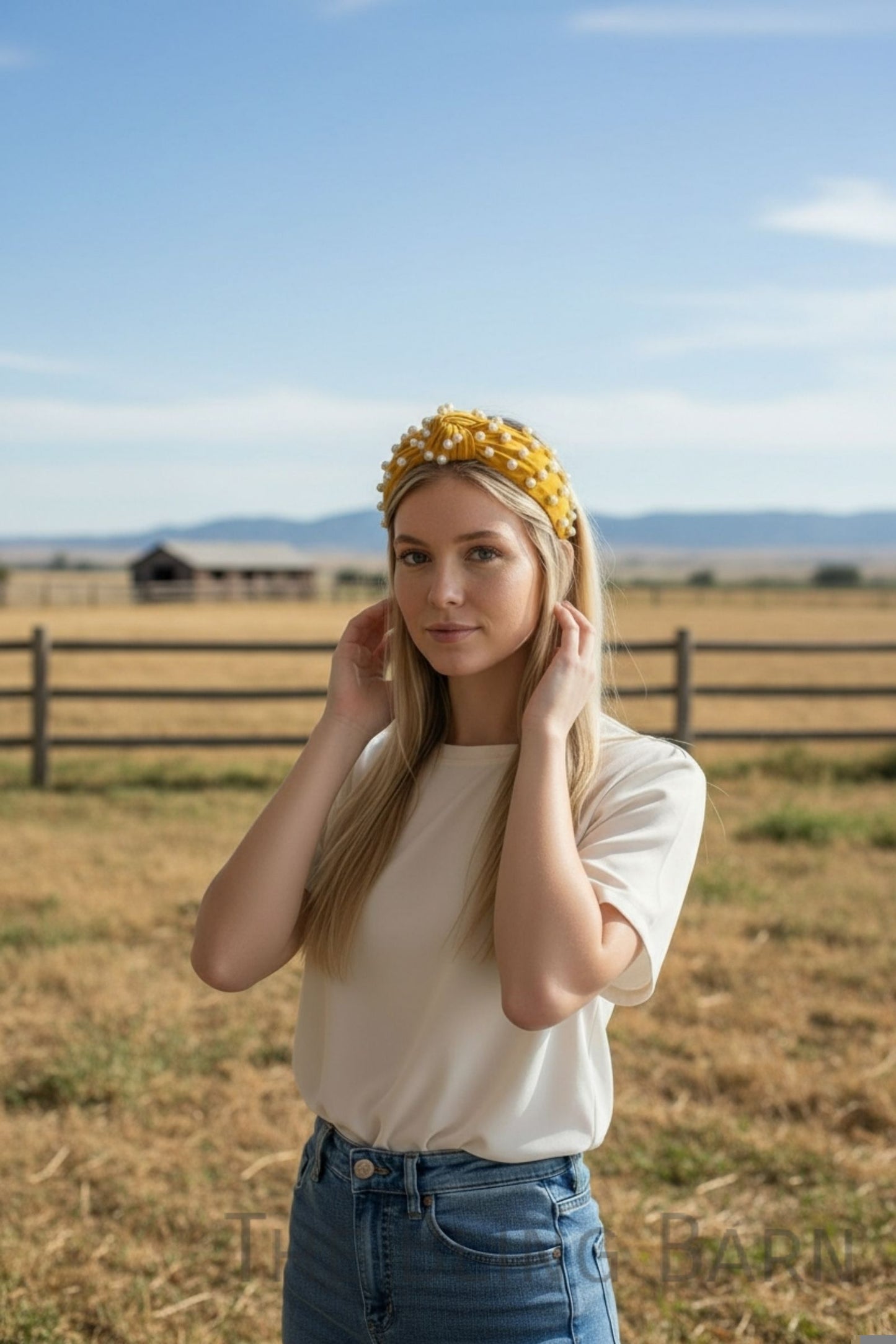 Southern Pearl Knot Headband
