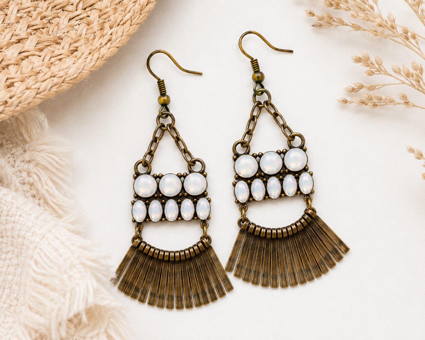 Moonlit Mesa Fringe Earrings