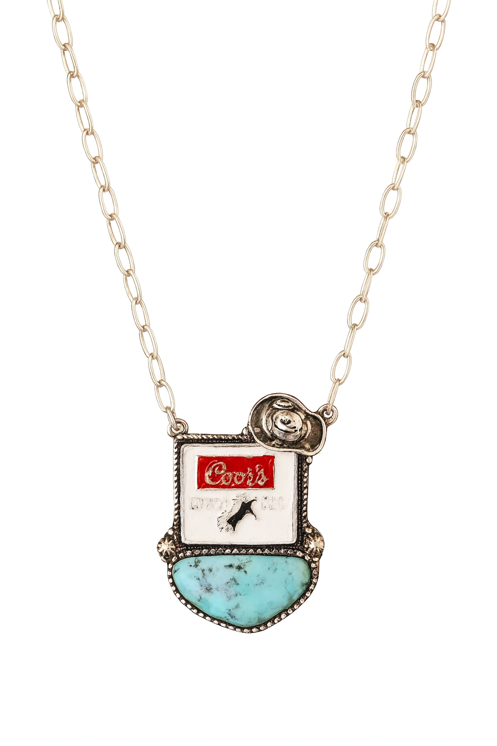 Cowgirl Happy Hour – Western Pendant Necklace