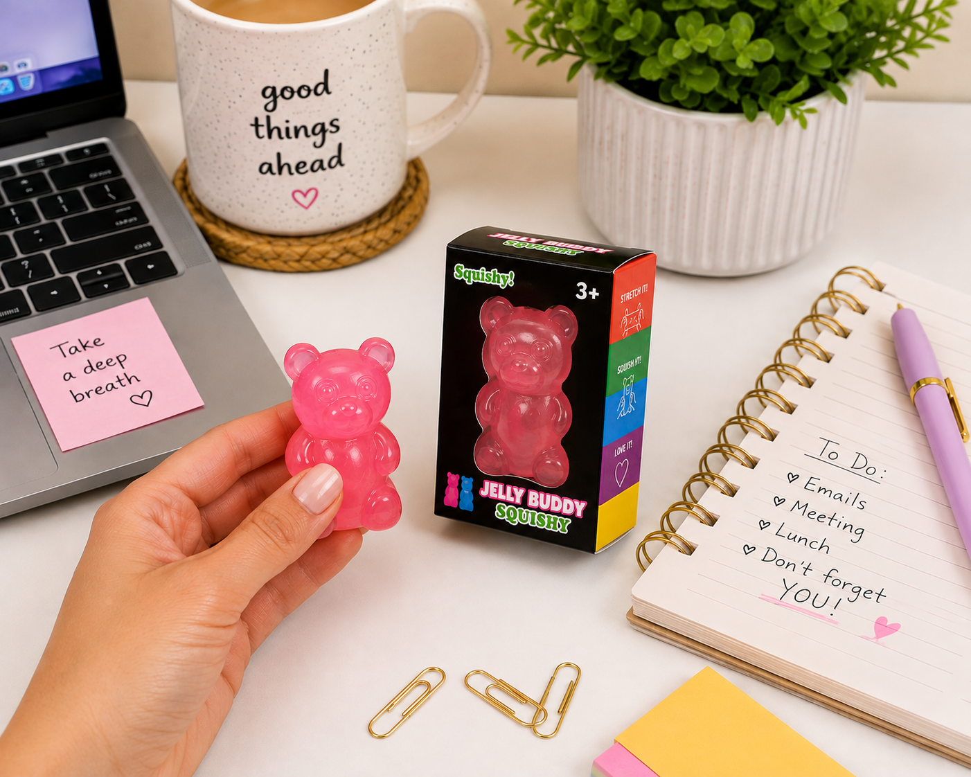 Stretchy Jelly Buddy Squishy Toy