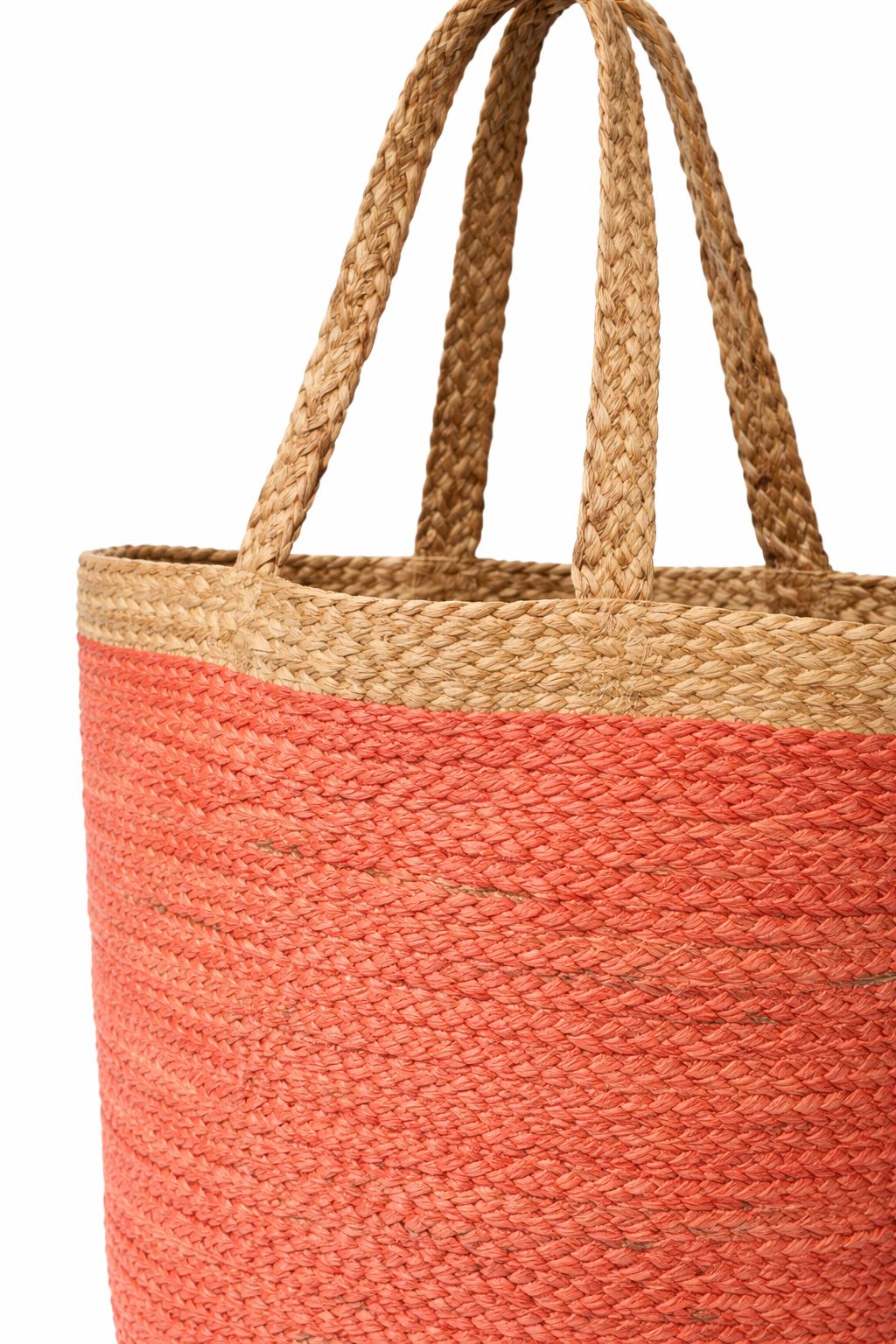 Coral Coast Woven Tote Bag – Coastal Cowgirl Summer Carryall