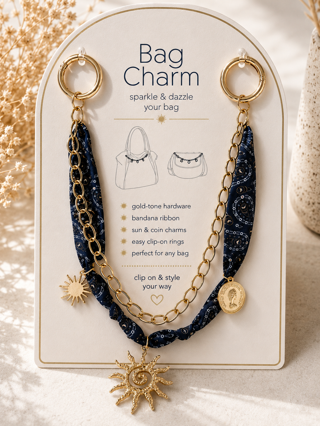 Midnight Mesa Bag Charm