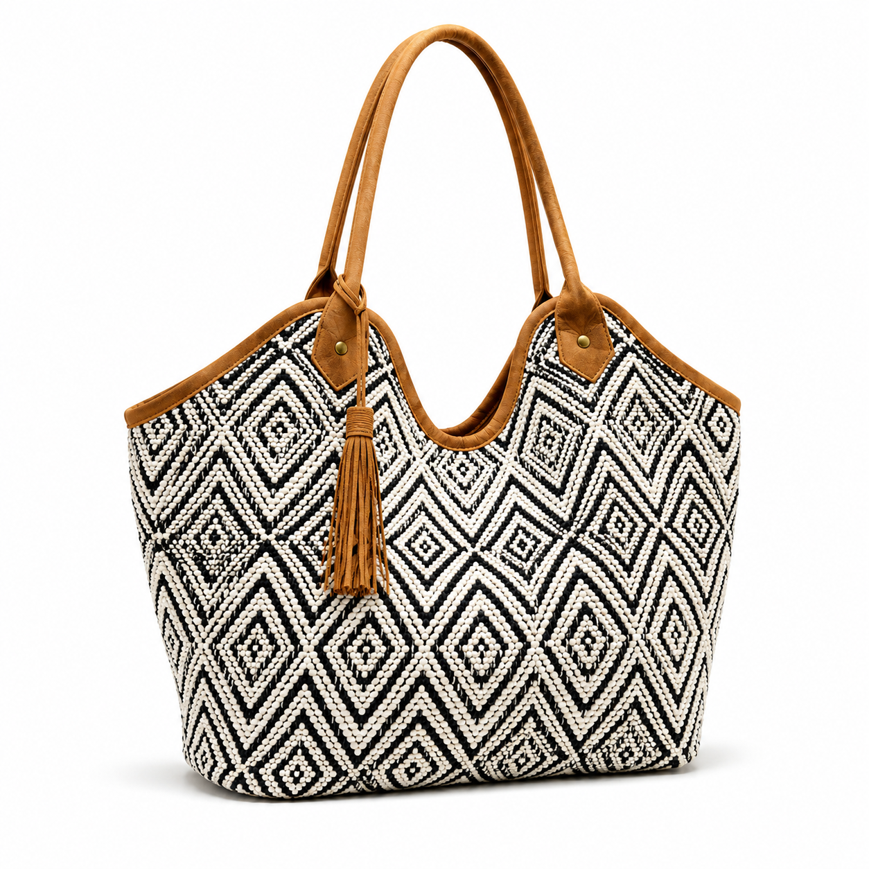 Salt & Saddle Woven Bucket Tote