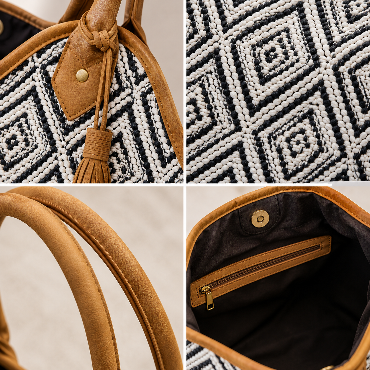 Salt & Saddle Woven Bucket Tote
