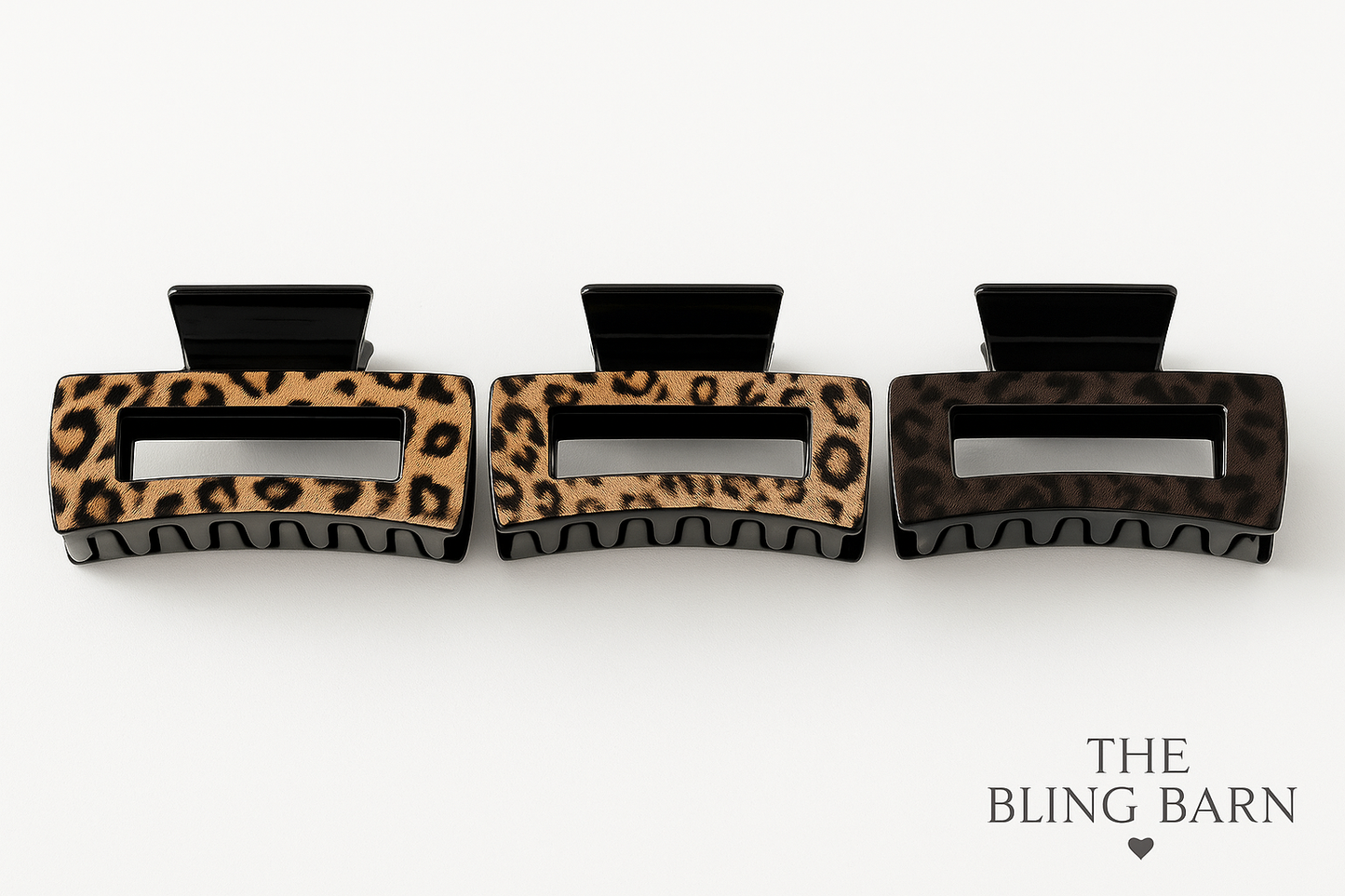 Spotted Sass Hair Claw – Leopard Print Grip Clip for Effortless, All-Day Hold