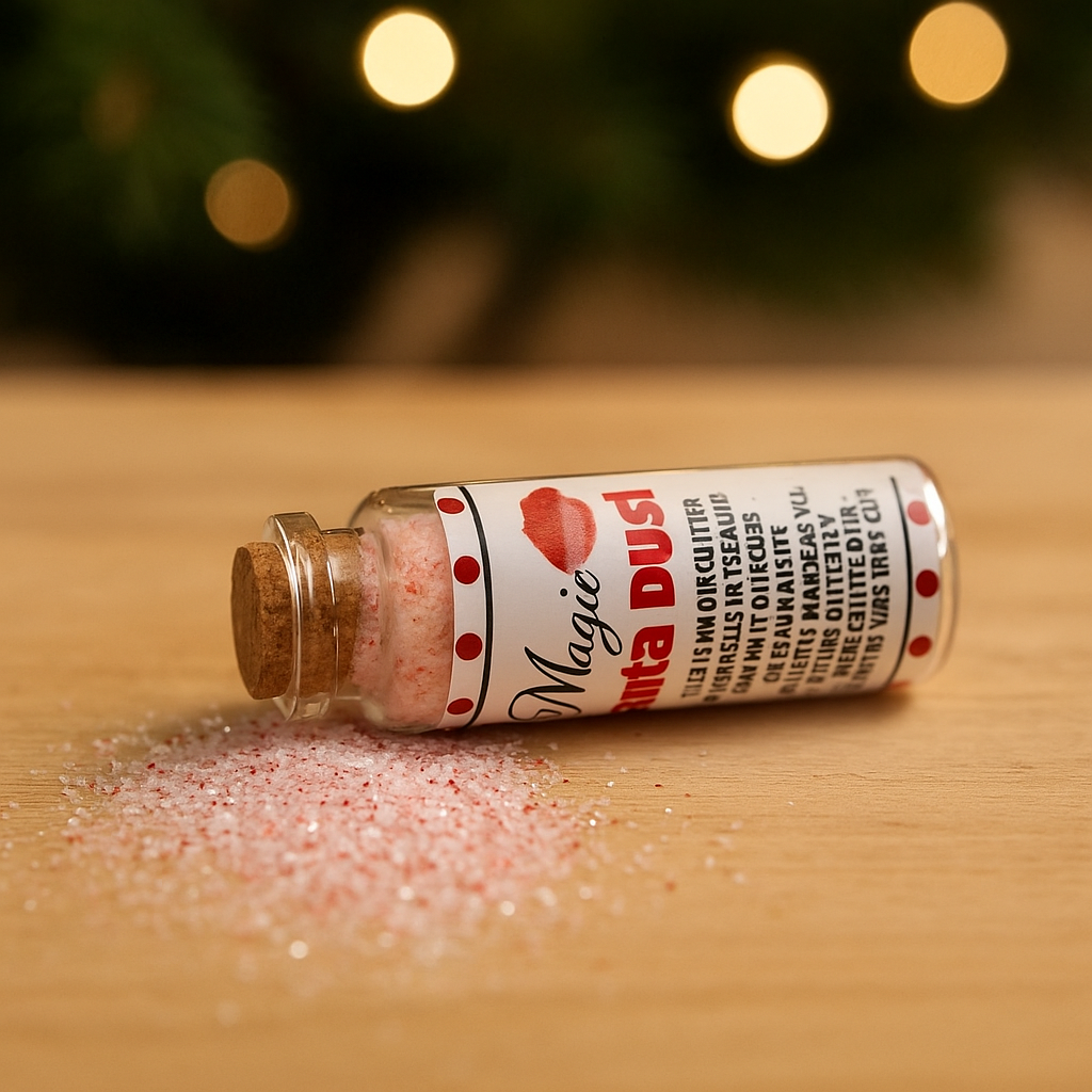 Magic Santa Dust – Christmas Eve Sprinkle Holiday Magic Glitter Bottle