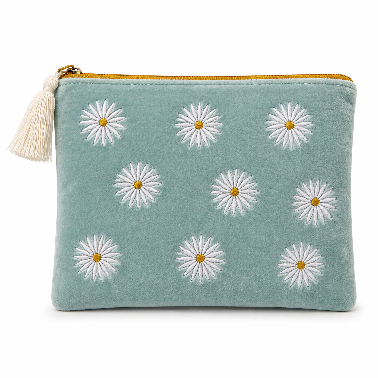 Velvet Daisy Coastal Pouch