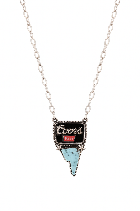 Cowgirl Happy Hour – Western Pendant Necklace