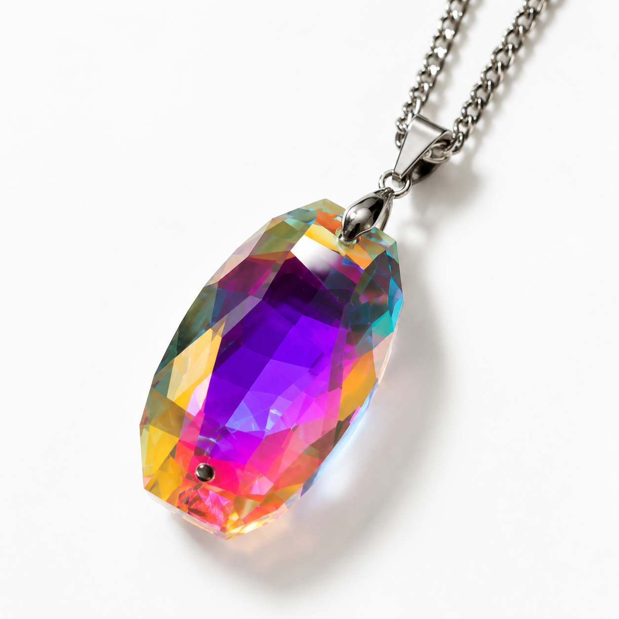 Prism Glow Crystal Necklace