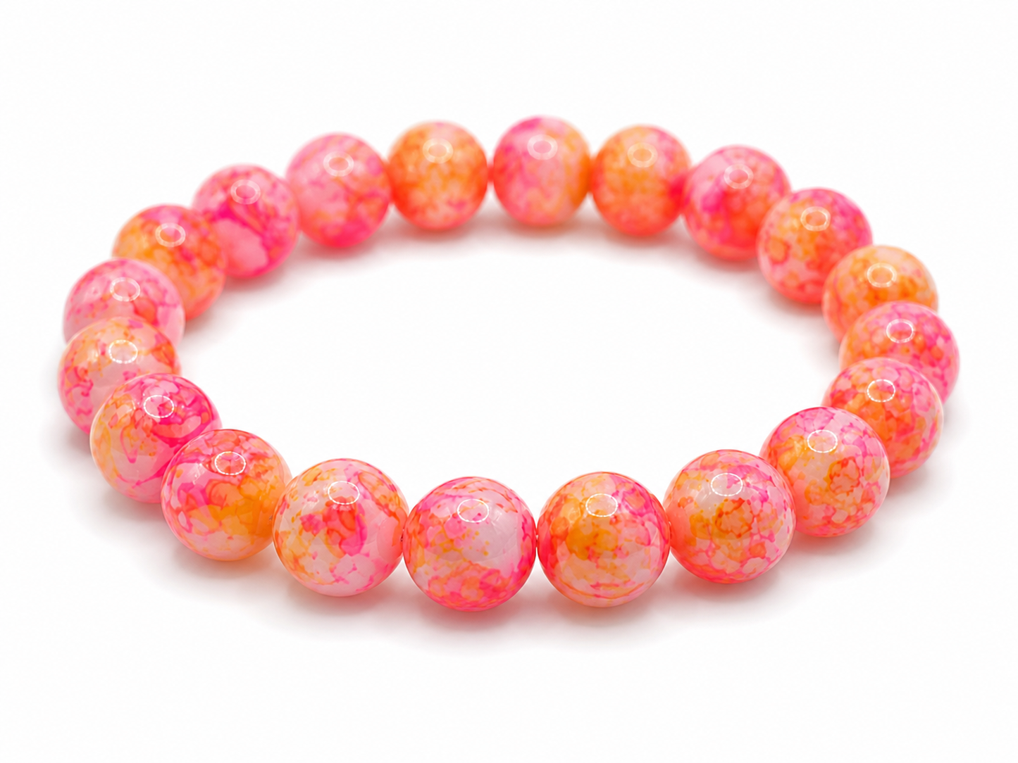 Tidewave Stackable Bracelet – Stretch Bead Bracelet in Multiple Colors