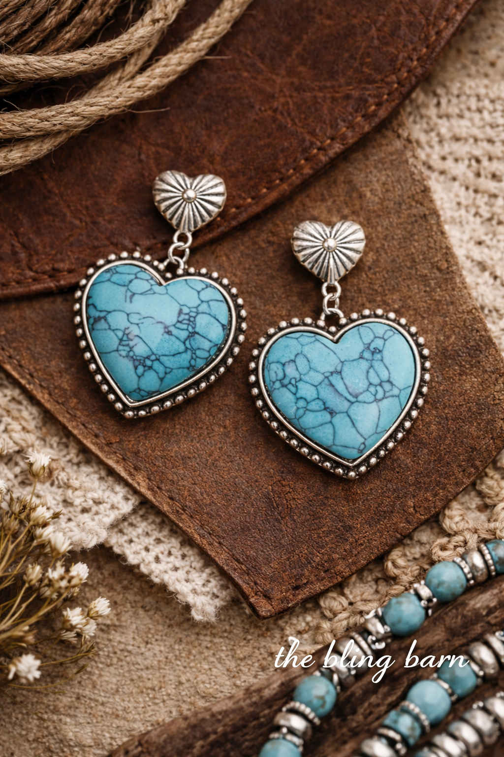 Heart of the West Turquoise Earrings