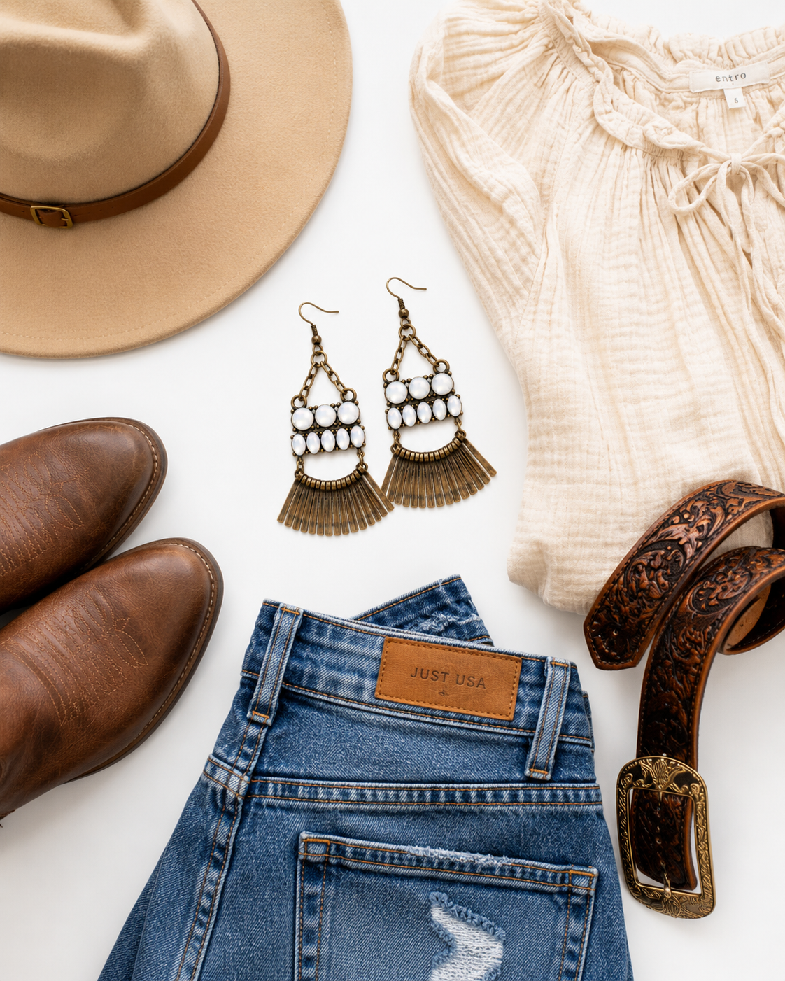 Moonlit Mesa Fringe Earrings