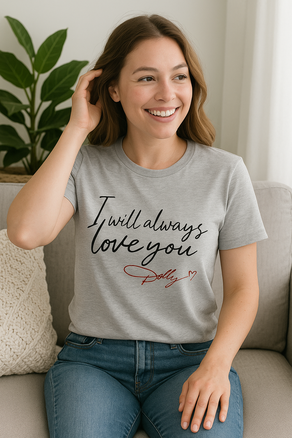 Always Love You Dolly T-Shirt for Women