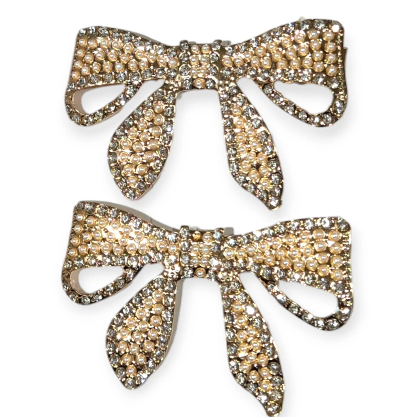 Wrapped Up in Rhinestones and Pearls 2 Piece Hair Pin Set