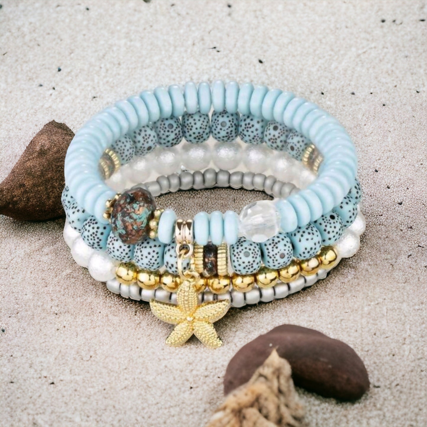 Under The Sea Coastal Bracelet Set