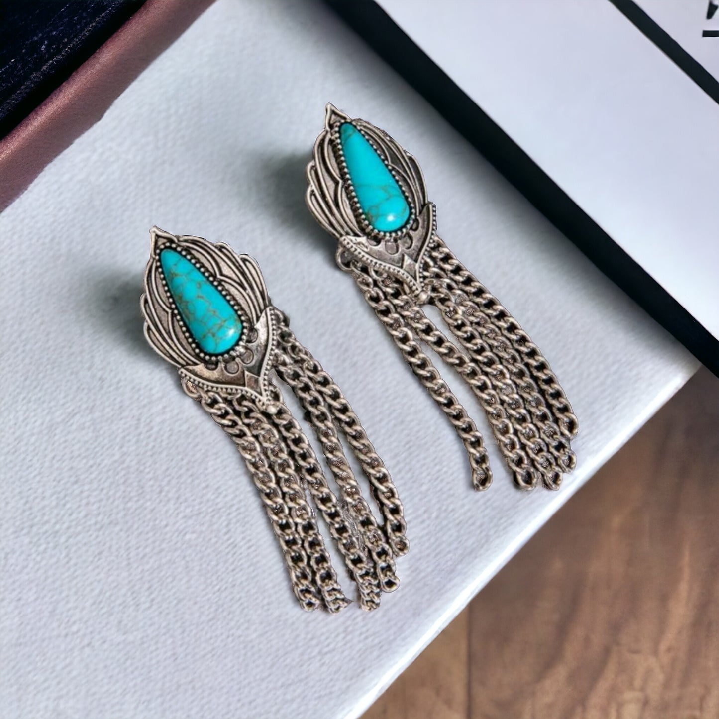 Gimme a Shimmey Western Style Dangle Earrings