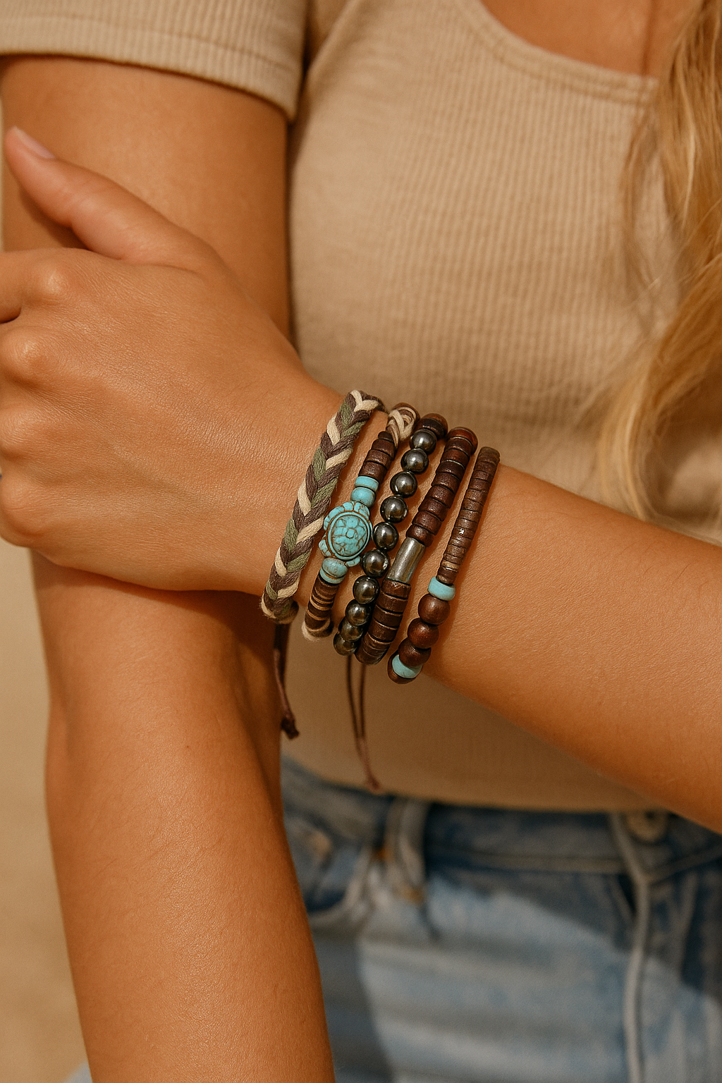 Desert Drift Bracelet Stack