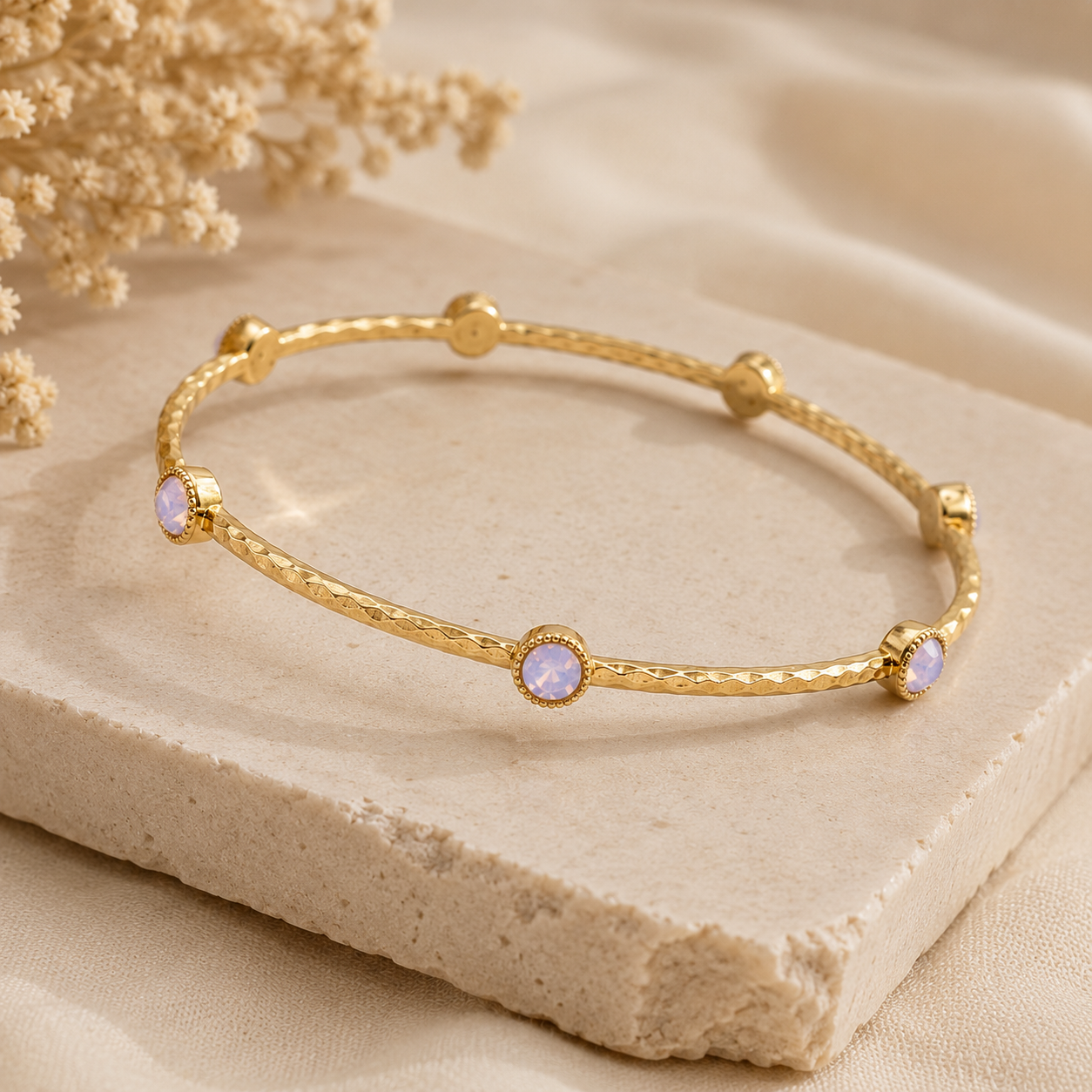 Moonlit Opal Bangle