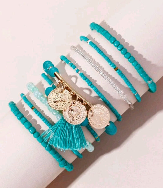 Blinging In Blue Stretch Stack