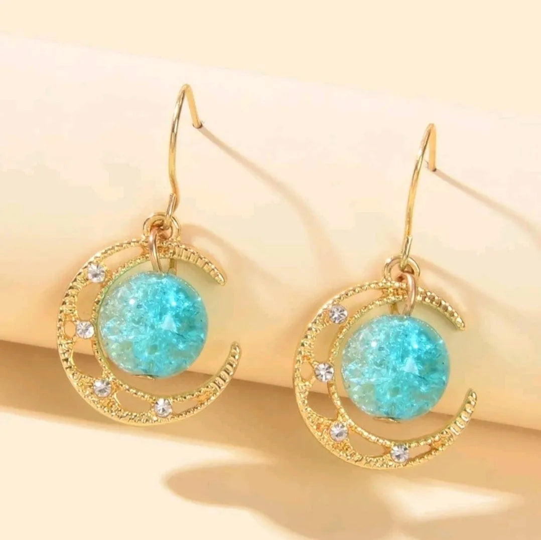 When The Moon Shines I Shine Earrings - The Bling Barn