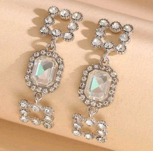 The Perfect Nighout Glam Rhinestone Earrings - The Bling Barn